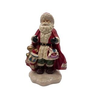 Dept 56 Santa Claus with gifts Christmas Happy Holidays Seasons greetings magic